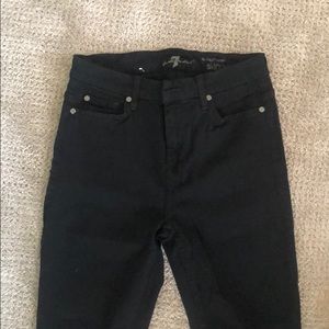 Black high waisted skinny jeans